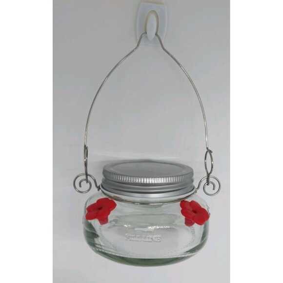 Nature's Way Bird Products Mason Jar Hummingbird Dish Feeder - Picture 2 of 10